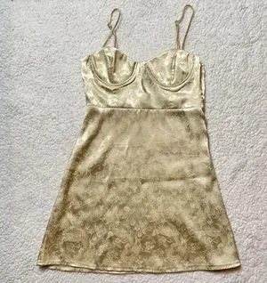 Princess Polly Champagne Pop Mini Dress Women’s Size 4 thumbnail 6