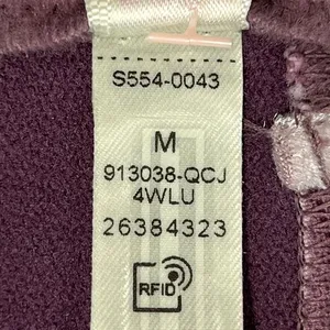 PINK Victoria's Secret Crushed Velvet Strappy Triangle Bralette Mauve Purple‎ M thumbnail 8