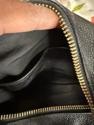 Coach Black Leather Shoulder Bag with Gold Hardware thumbnail 6