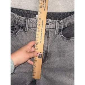 good american good cowboy bootcut jeans 4/27 Gray ColorBlock thumbnail 10