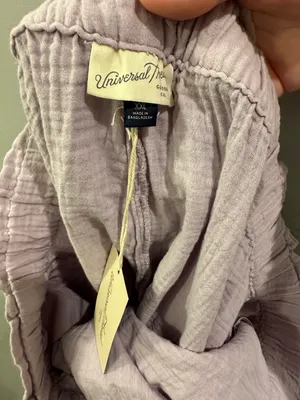 Universal Threads Purple Linen Shorts thumbnail 2