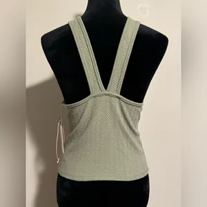 NWT Roxy Green Silver Spring Dreams Crop Top size large thumbnail 7