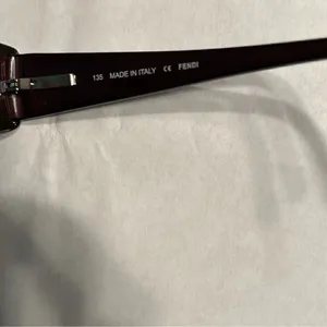 Authentic Fendi Optical Purple Rectangular Eyeglasses thumbnail 6