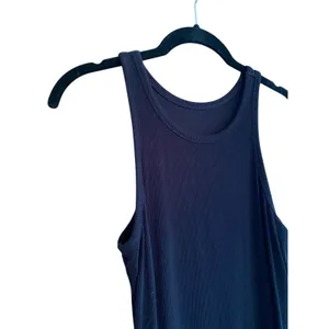Amazon Sleeveless Ribbed Black Mini Dress Size Medium thumbnail 4