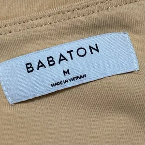 Aritzia Babaton Yellow Short Sleeves Crewneck Bodysuit Tee T-shirt Top Size M thumbnail 4