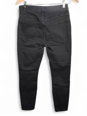 H&M Women’s Ultra High Waist Ankle Length Black Curvy Jeggings Size US 8/UK 12 thumbnail 10
