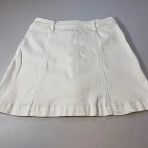 Cello Jeans Button Front Denim A-Line Mini Skirt Stretch S Preppy VTG Inspired thumbnail 3