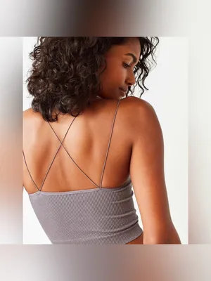 Urban Outfitters Out From Under Cindy Sparkle Seamless Cropped Tank Top thumbnail 2