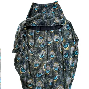 Like New Show Me Your Mumu Peacock Feather Maxi Skirt Size Small thumbnail 6