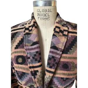 Vintage Urban Oasis Westernwear Cropped Blanket Jacket Size Small thumbnail 2