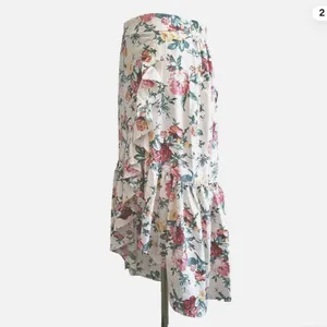Milk & Honey, Asymmetrical Pink and Blue Wrap Maxi Skirt thumbnail 6