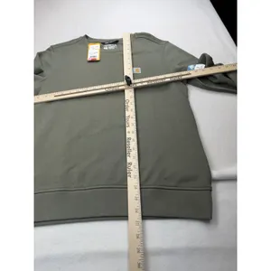 Carhartt Women's Tencel Crew Sweatshirt Green Small NWT NEW $60 MSRP thumbnail 6