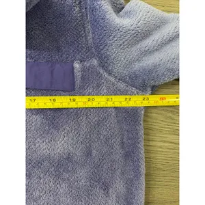 Jachs Cabin Purple 1/4 Snap Sherpa Fleece Pullover Sweater Women’s Size L thumbnail 5