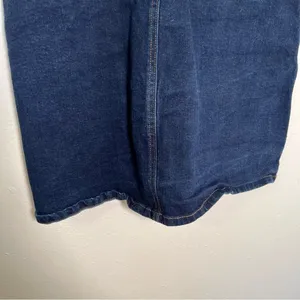 Gap Women's‎ Size 12/31 Button Front Denim Mini Skirt Dark Wash Square Pockets thumbnail 11