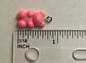Pink Gummy Bear Charm Pendant thumbnail 7