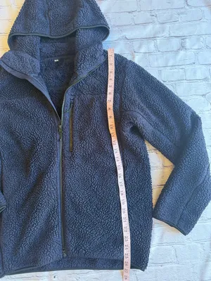 Uniqlo Fleece Full Zip Fluffy Jacket Navy Size S Hooded Streetwear Warm Womens thumbnail 8