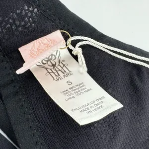 Free People x We are HAH Don't‎ Cross Me Halter Bralette Black Small NWT thumbnail 6