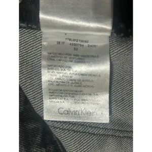 Calvin Klein Jeans High Rise Mom Jeans Womens 32 Gray Distressed Tapered Denim thumbnail 10