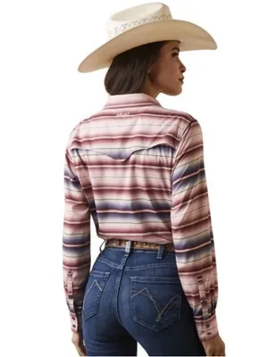 Ariat Tek Western Stripped Button-Down Shirt thumbnail 2