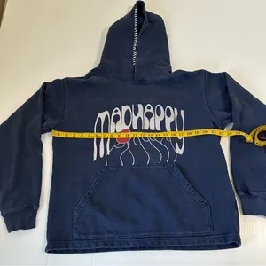 Madhappy Touch of Love Pullover Hoodie Navy, Medium thumbnail 6