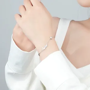 Adjustable Butterfly Charm Bracelet for Women thumbnail 3