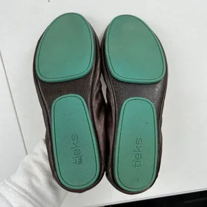 Tieks‎ Sz 8 Ballet Flat Rasberry Truffle Brown Metallic Leather By Gavrieli RARE thumbnail 13