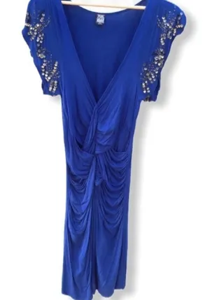 Free People Draped Dress With Beading Accents thumbnail 1