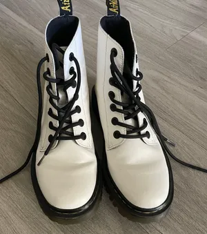 Dr. Martens White Boots thumbnail 3