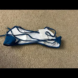 Size xl blue as shown on photo bra top bikini beach cute thumbnail 3