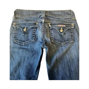 Hudson Jeans Beth Baby Bootcut Dark Wash Denim‎ W170DHA Womens 27 Made in USA thumbnail 5