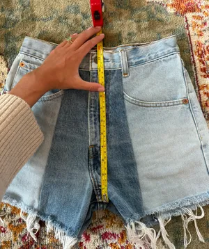 Patchwork Vintage Levis Shorts thumbnail 5