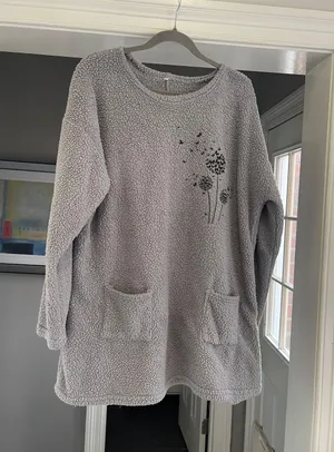 Women’s Fleece Pullover Xl 0006 Gray thumbnail 1