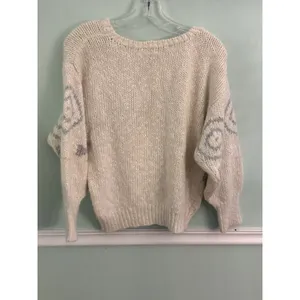 Lauren Hansen Handknit Vintage‎ 80s Sweater Size M Wool Blend Pastel Fairy Kei thumbnail 8