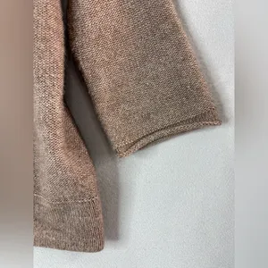 J. Crew XS Taupe Oversized Lagenlook Turtle Neck Sweater thumbnail 4