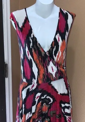 Calvin Klein colorful maxi dress thumbnail 1