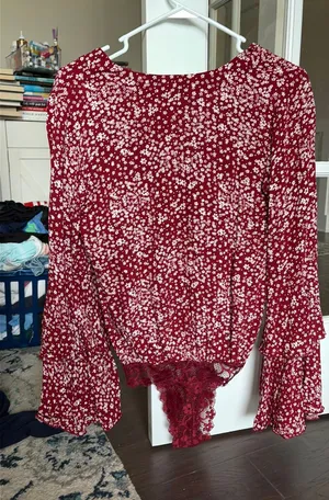 Intimately Free People Bodysuit Floral Print thumbnail 1