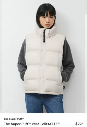 Aritzia super puff jacket vest thumbnail 3