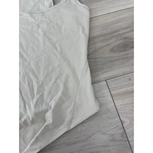 Lululemon Wundermost Ultra-Soft Nulu Square-Neck Bodysuit Cream Beige Large thumbnail 4