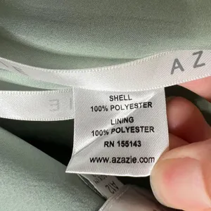 Azazie Agave Green Sheath Sweetheart Neckline Stretch Satin Dress Size 12 thumbnail 8