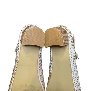 Badgley Mischka Shoes Womens Size 5 Ivory Block‎ Heel Mary Jane Rhinestone Dress thumbnail 9