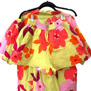 SABO Thessy Floral Short Set Green Sz 4‎ thumbnail 5