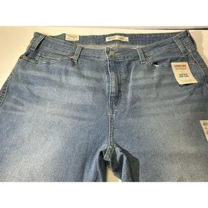NEW W/tags Signature by Levi Strauss & Co. Women's Crop Flare Zip Fly Size 20 thumbnail 4