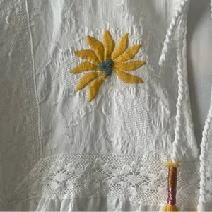 Zara Crochet Embroidered Dress Maxi‎ Bloggers Fav thumbnail 13