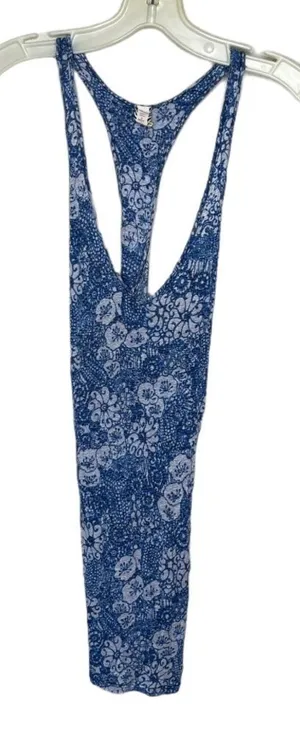 Free‎ People Racerback Tank Top Blue thumbnail 1