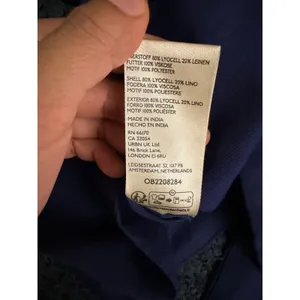 Maeve Linen‎ Blend Halter Vest Size Small Navy Blue Anthropologie Linen Summer thumbnail 9