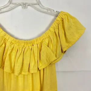 Forever 21 Linen Blend Off-Shoulder Button Down Dress thumbnail 11