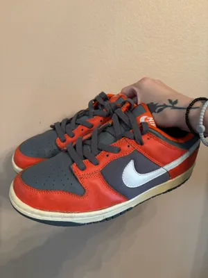 Nike Dunk Low GS 'Flint Grey Orange' thumbnail 6