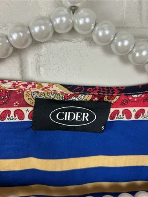 Cider Bell Sleeve Tie Wrap Top Size S thumbnail 6