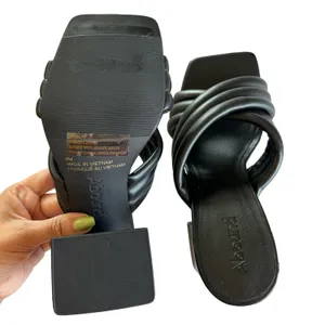 Abound Black Block Heel Crossover Strap Heels Sandals Size 6 thumbnail 5