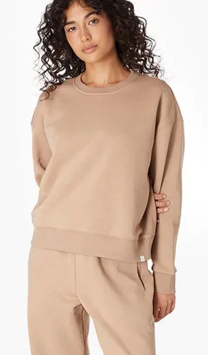 Tkees Air Whipped tan crewneck sweatshirt thumbnail 1